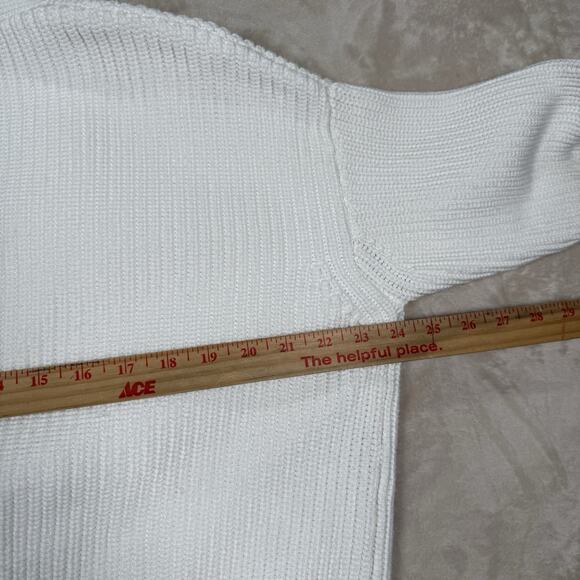 Quince 100% Organic Cotton Oversized Boyfriend Cardigan Womens Size S White - Picture 5 of 8